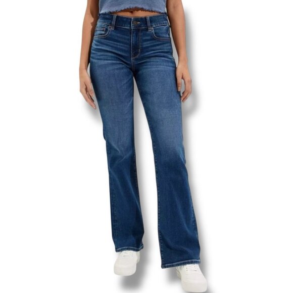 American Eagle Favorite Boyfriend Jeans Tall Size 2 - Picture 1 of 12